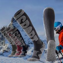 Load image into Gallery viewer, Winter Sports Premium Wool Ski Socks
