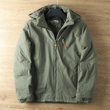 Load image into Gallery viewer, Hooded Jacket with Lined Interior and Adjustable Drawstring Hood, Wind Resistant Shell
