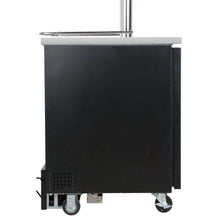 Load image into Gallery viewer, Kegco 24&quot; Wide Single Tap Commercial Black Kegerator XCK-1B
