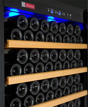 Load image into Gallery viewer, Allavino 63&quot; Wide Vite II Tru-Vino 554 Bottle Dual Zone Black Side-by-Side Wine Refrigerator 2X-YHWR305-1B20
