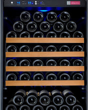 Load image into Gallery viewer, Allavino 47&quot; Wide FlexCount II Tru-Vino 344 Bottle Four Zone Black Side-by-Side Wine Refrigerator 2X-VSWR172-2B20
